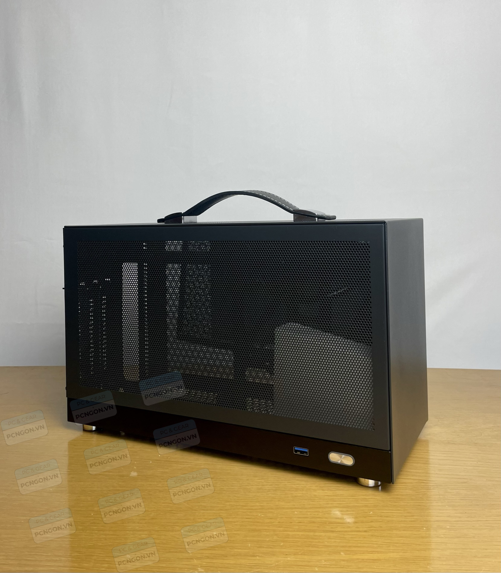 [PCNGON] shiny snake S400 mini ITX computer case -black (with  3.0 riser)
