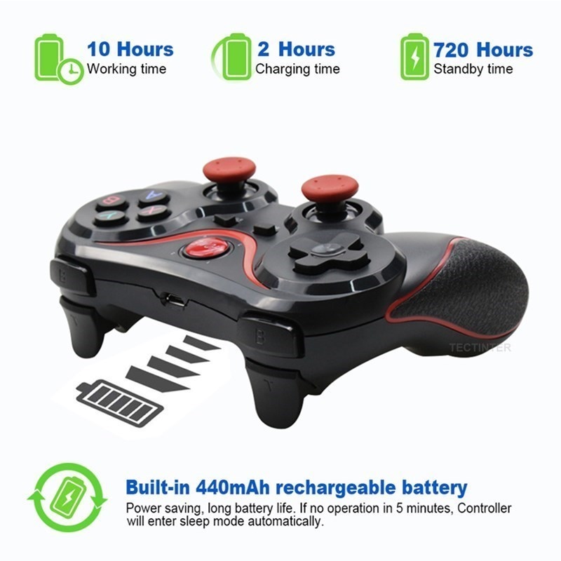 【DT】hot！ Controller Joystick Gamepad Support Bluetooth BT3.0 Control for phone Tablet Holder