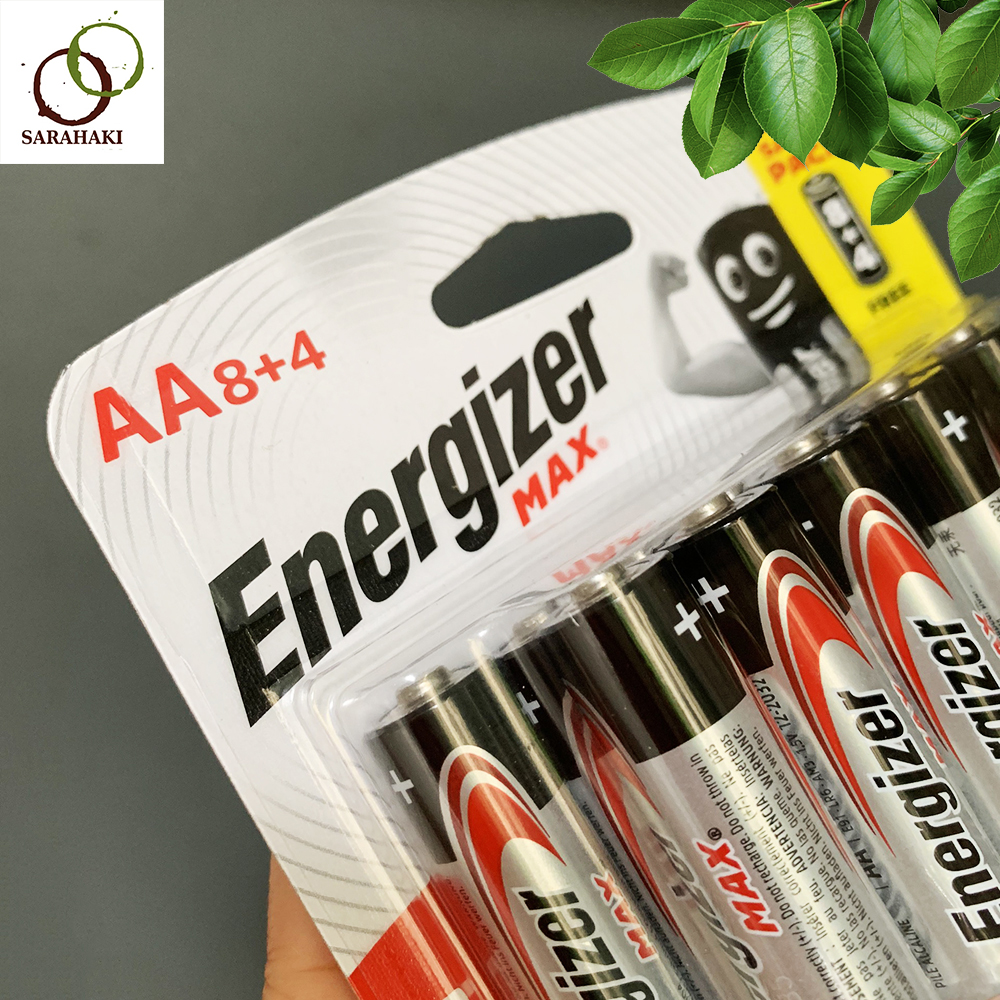 Combo 2 vỉ pin AA Energizer Alkaline chính hãng