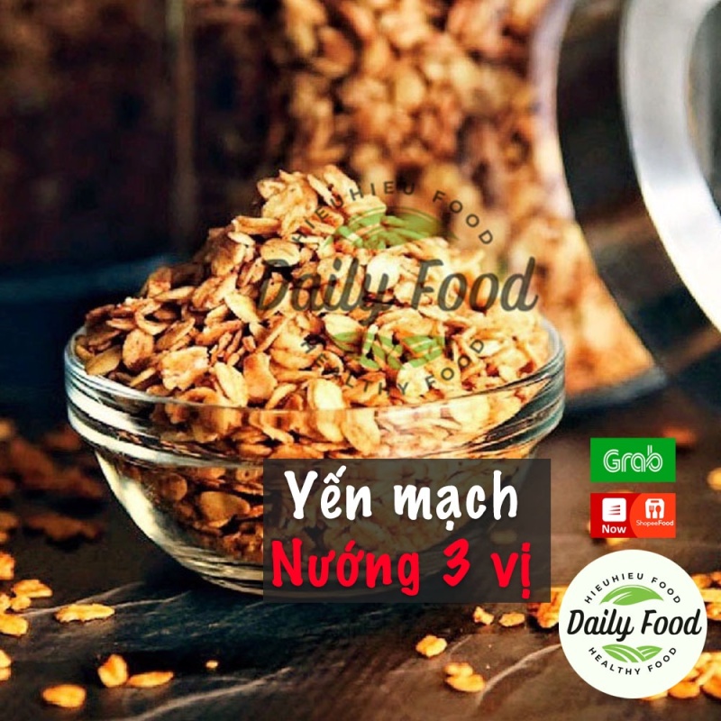 [ green food ] 500g Yến mạch giảm cân nướng 3 vị thơm ngon dễ ăn vị Mật Ong Matcha socola Dailyfood