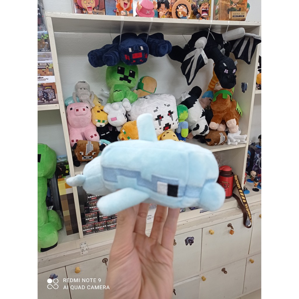Gấu bông minecraft chibi nhân vật Cá Heo