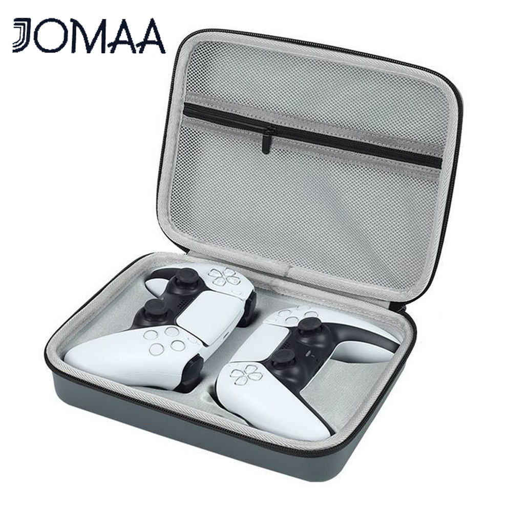 SeenDa Travel Carrying Case for PS5 Controller Shockproof Box Portable Dual Gamepad Storage Bag for DualSense Wireless Controller