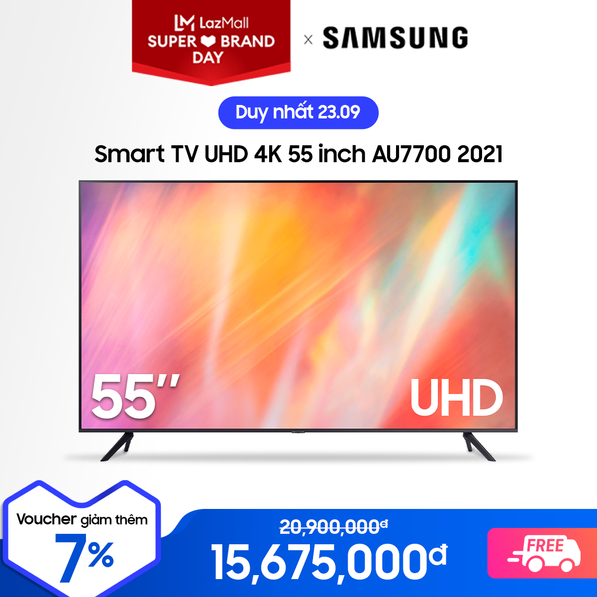 smart tv uhd 4k 55 inch au7700 2021