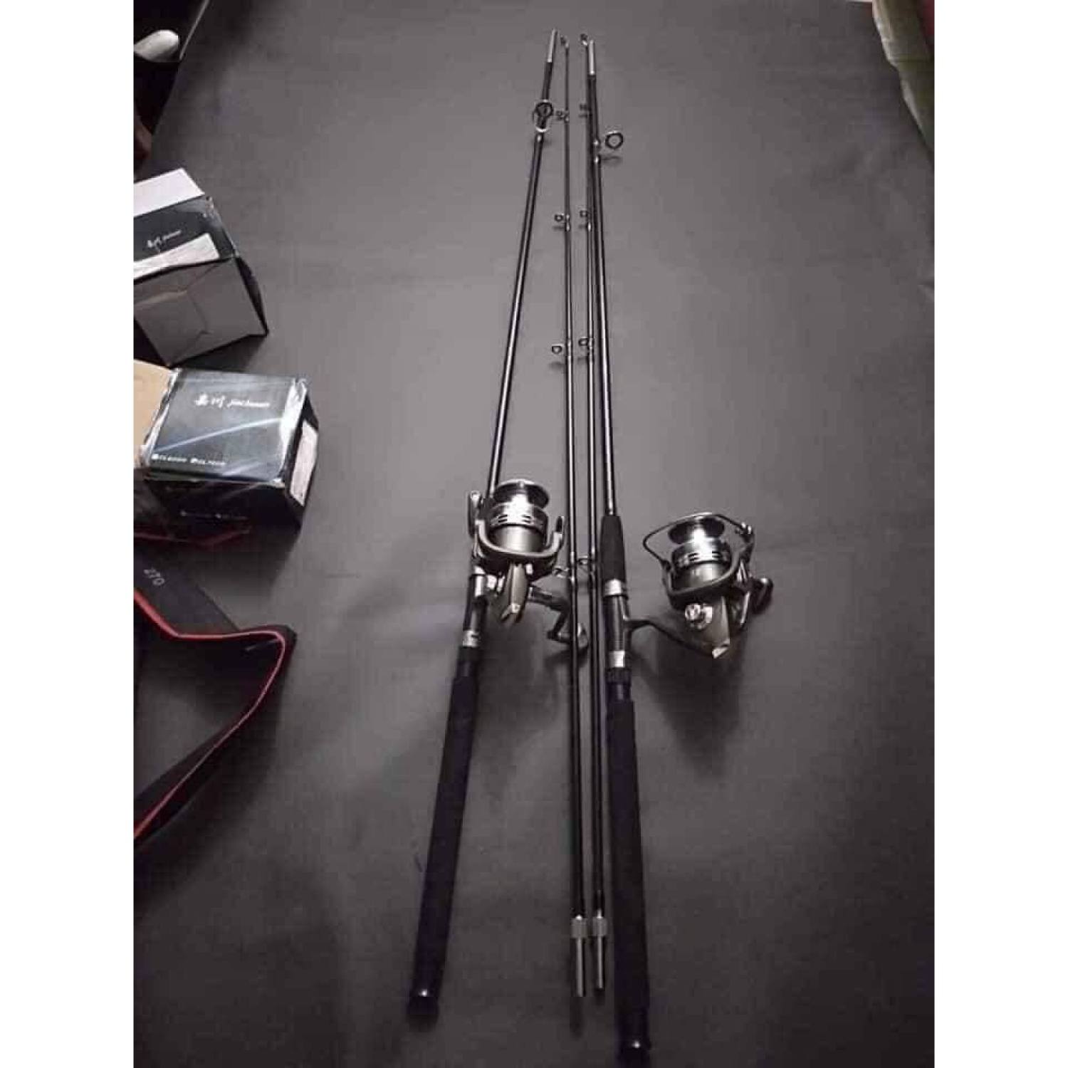 BỘ CẦN CÂU 2 KHÚC + máy . cần câu shimano 2 khúc.
