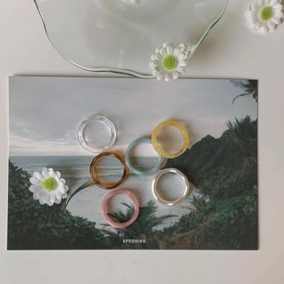 Nhẫn Color set Hàn Quốc Korea