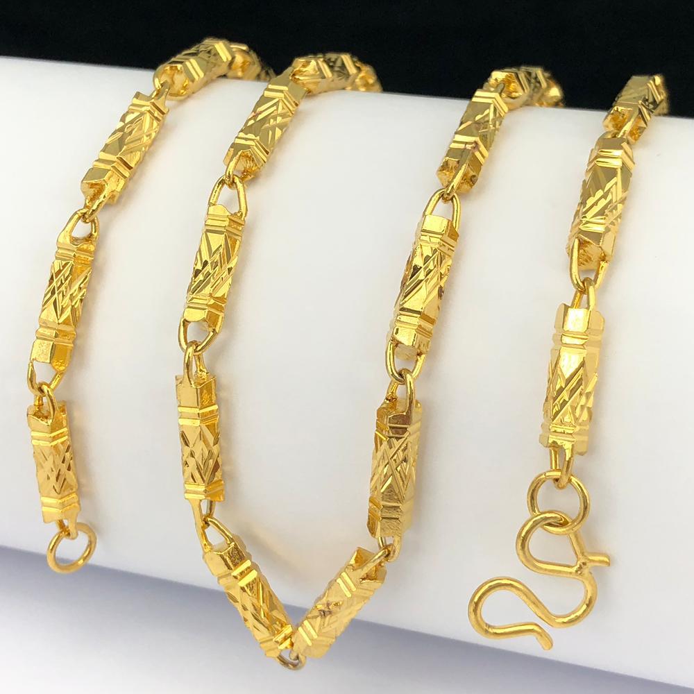 Dây chuyền nam mạ vàng 18k phong cách hàn quốc hot nhất 2021 loại to