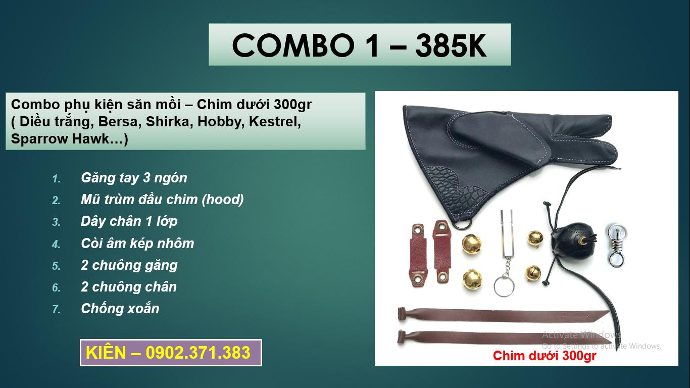 [HCM]Combo 1 - Phụ kiện chim săn mồi
