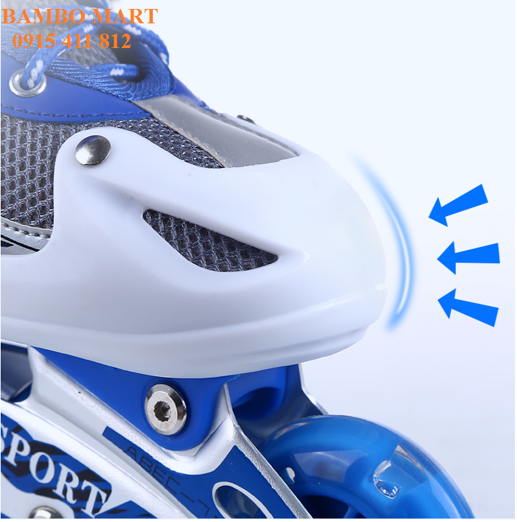 Giầy trượt patin Abec 7 đèn trước