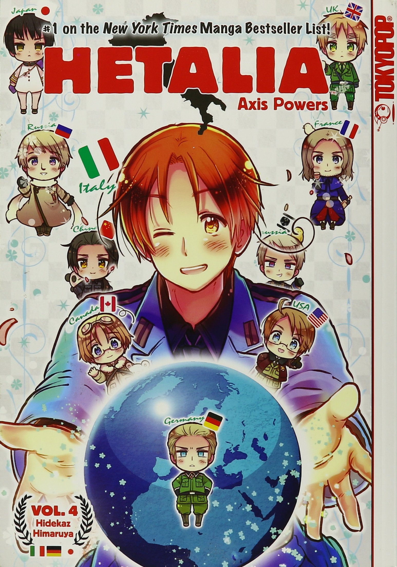 Hộp ảnh Postcard Hetalia - Axis Powers anime chibi