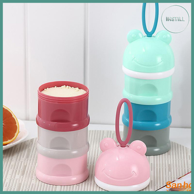 Hộp chia sữa và thức ăn 3 tầng