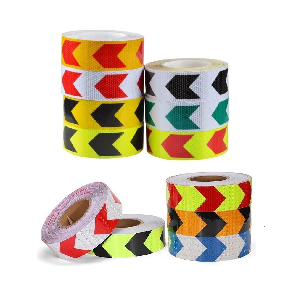 Phản quang mũi tên vàng đen 1M phụ tùng hùng lỳ