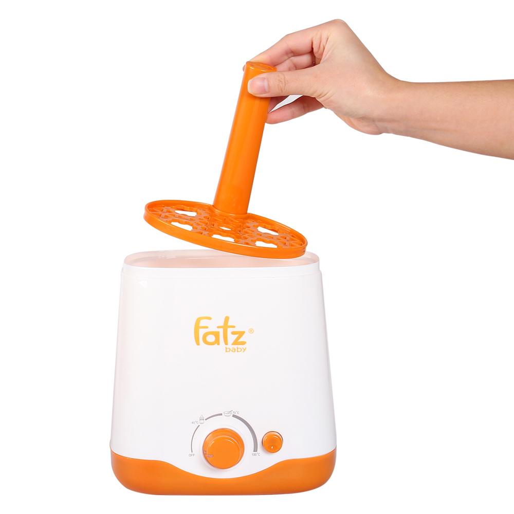 Máy hâm sữa 2 bình cổ rộng fatz