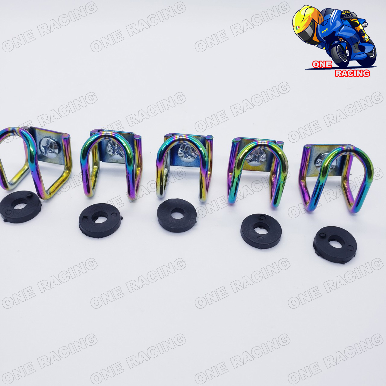 Móc treo đồ xe máy titan, mẫu cao cấp, ONE RACING