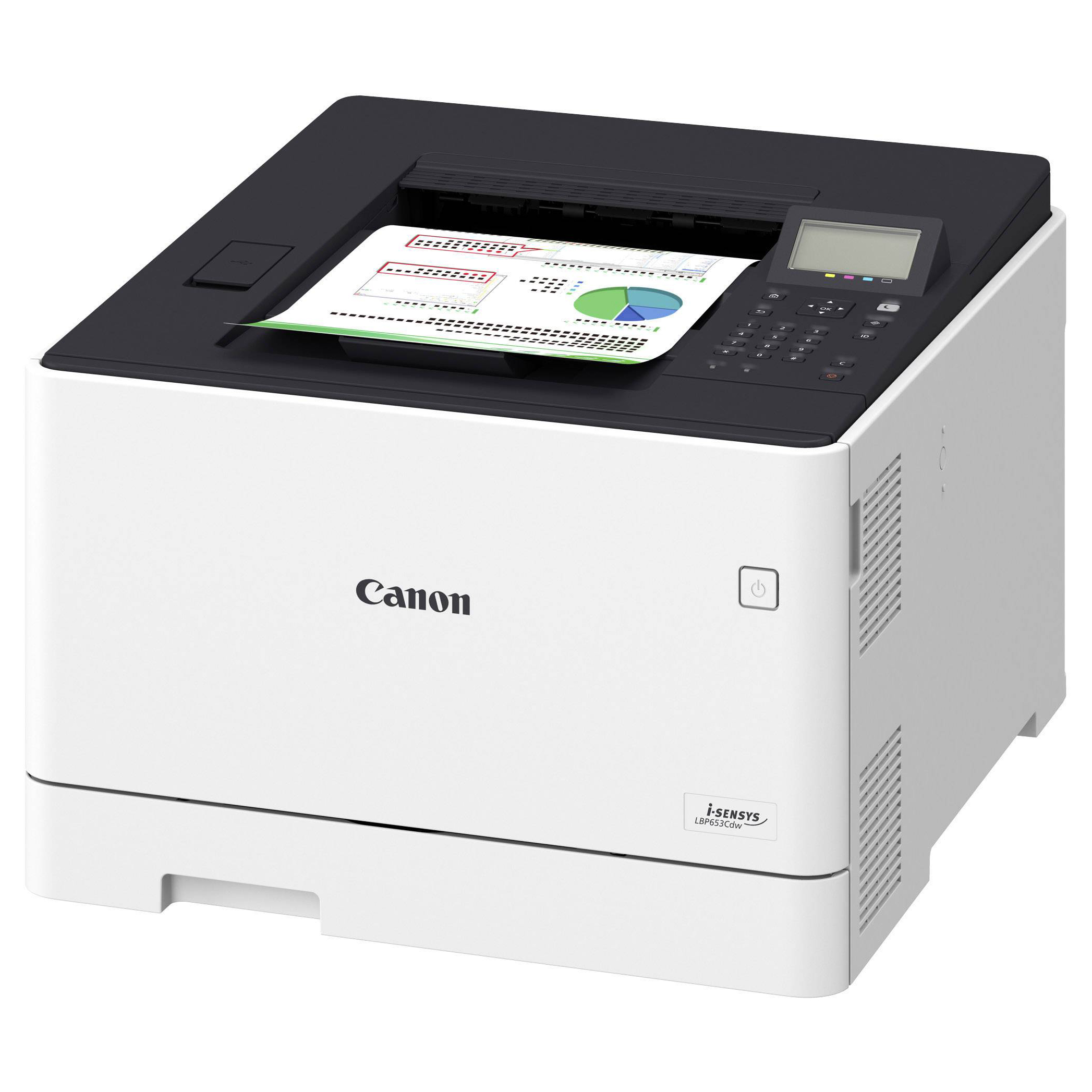 Máy in màu đảo mặt Canon 653Cdw tốc độ cao