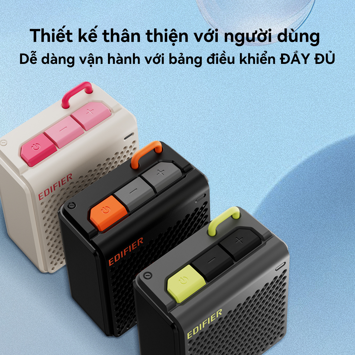 Loa Bluetooth Di động Nhỏ gọn Edifier MP85 8 giờ Phát nhạc Driver 40mm