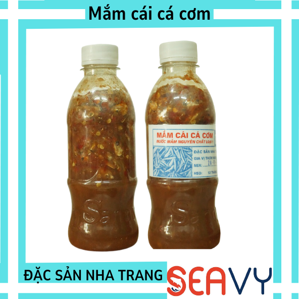 🐟🍶 Combo 2 chai mắm cá cơm nguyên con Nha Trang, gia vị sẵn, ăn liền, 350g/chai🐟🍶