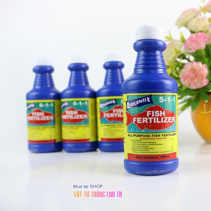 Phân đạm cá Fish Fertilizer Mỹ lọ 100ml
