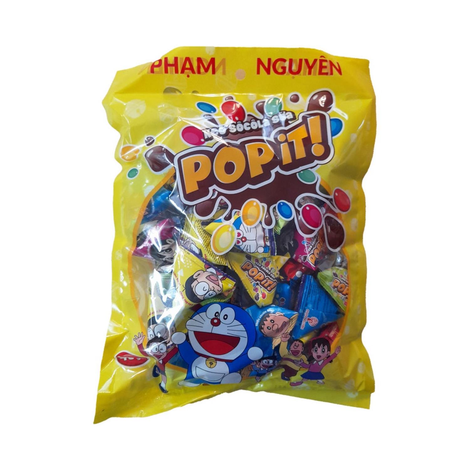 [RẺ VÔ ĐỊCH] CHÍNH HÃNG Kẹo Sô cô la Sữa Popit Doraemon 240gr