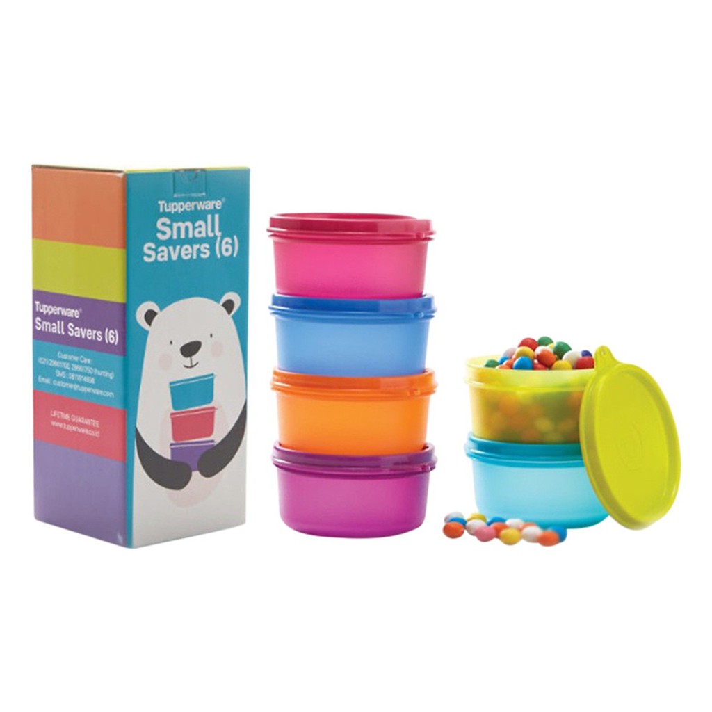 Bộ 6 Hộp Bảo Quản Thực Phẩm Tupperware Colorful Small Server 200ml