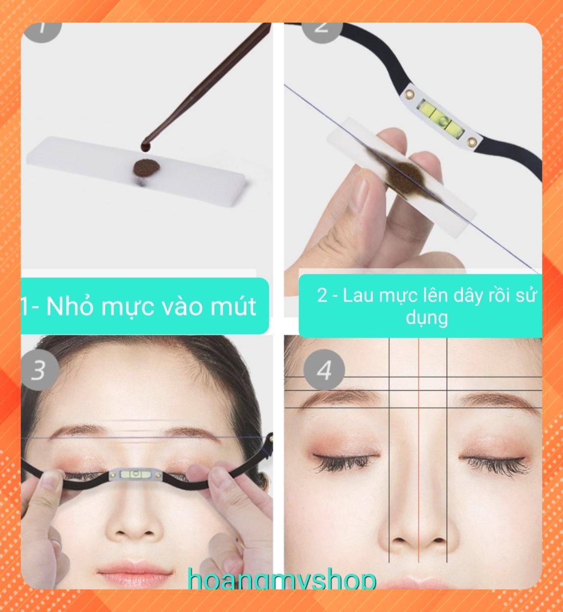 Cung Đo Mày Trong Phun Xăm, thước đo vẽ khung chân mày,