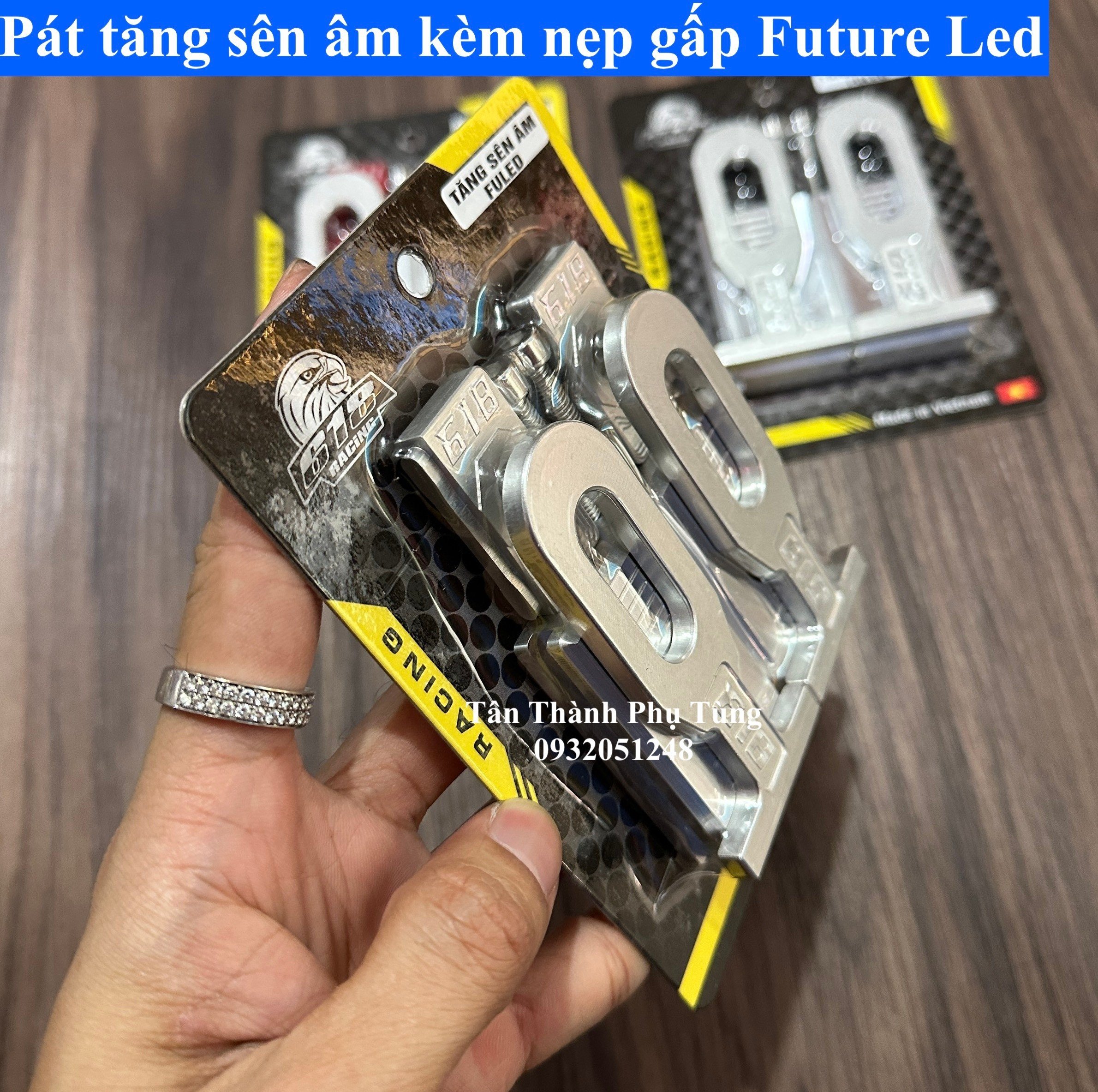 Pát tăng sên âm Future Led kèm nẹp gấp- 618