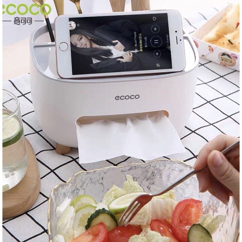 Hộp để giấy ăn, hộp để đồ đa năng ECOCO E2009