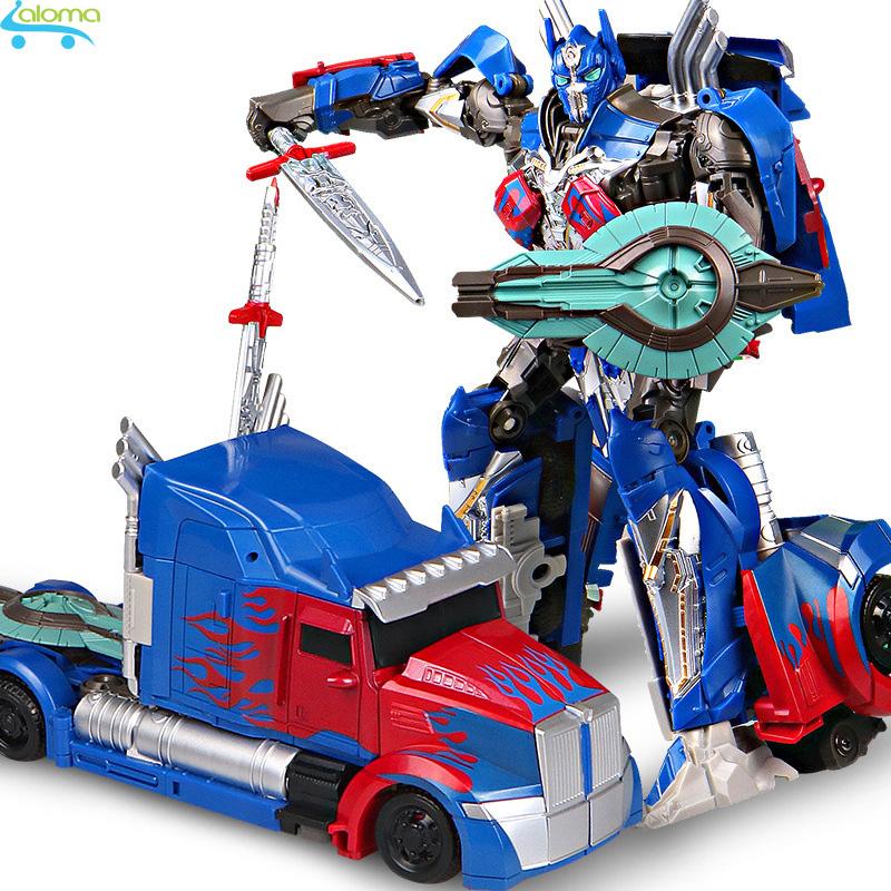 Robot biến hình ôtô Transformer mẫu Optimus Prime 601A phim The Last