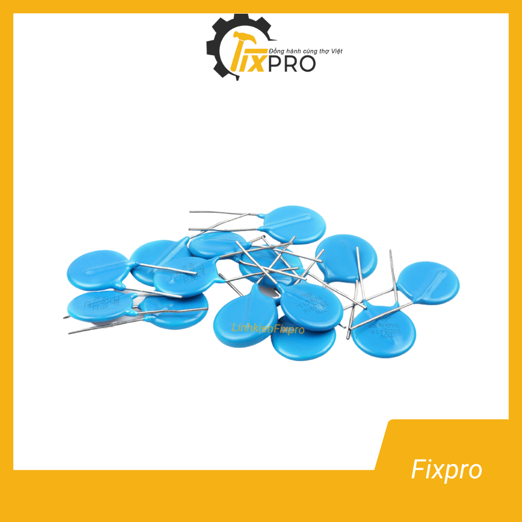 ( 5 chiếc )  Tụ chống sét Varistor 10D151K 150V 10mm chất lượng tốt - Fixpro