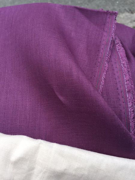 Vải Linen tưng màu tím rau dền, yêu lắm luôn!