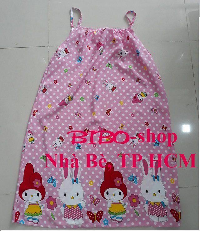 Đầm mặc nhà vải tole (2 dây)