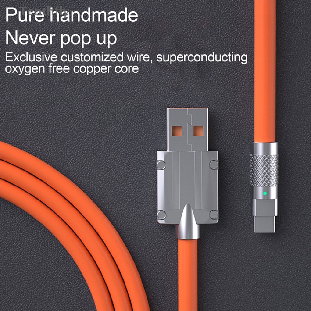Dây Cáp Sạc Nhanh 120W cá mập usb ra type-c
