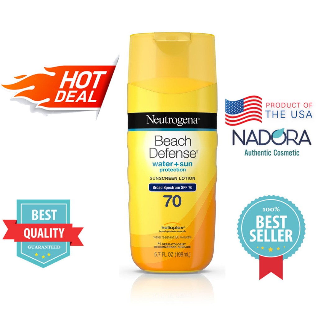[HCM]Kem chống nắng Neutrogena Beach Defense SPF 70 (198ml)