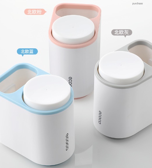 Giá đựng cốc, bàn chải, kem đánh răng Ecoco 2 cốc