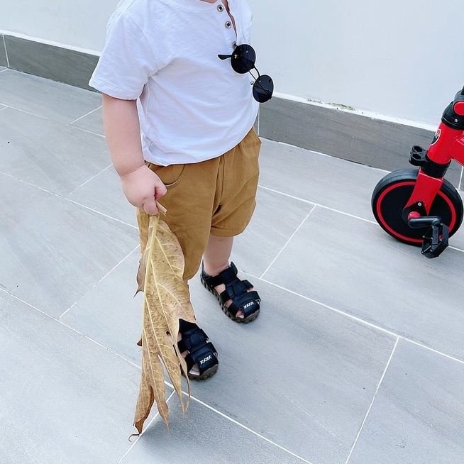 Quần kaki ngắn mềm cho Bé 10 -28kg