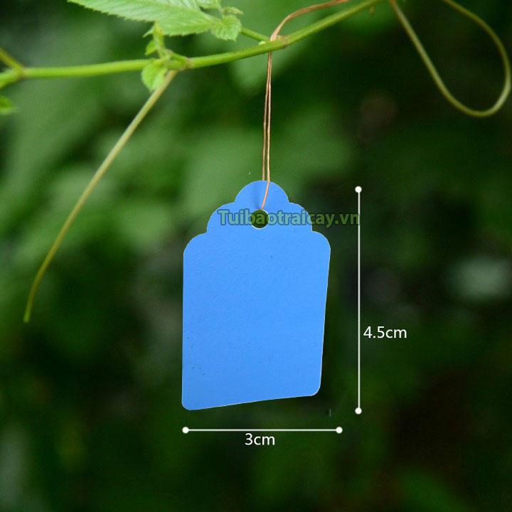 100 Thẻ ghi tên cây trồng có dây treo