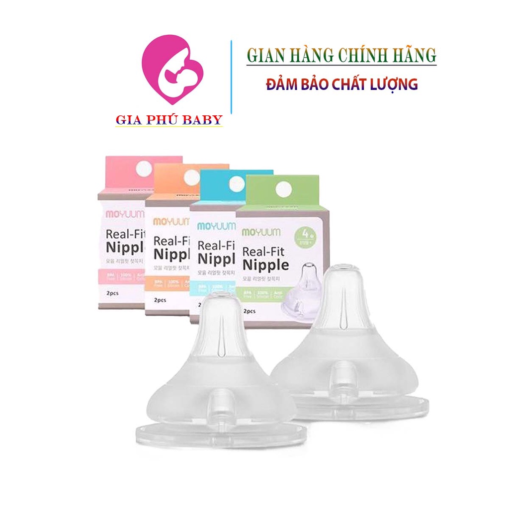 Núm ti bình sữa moyuum