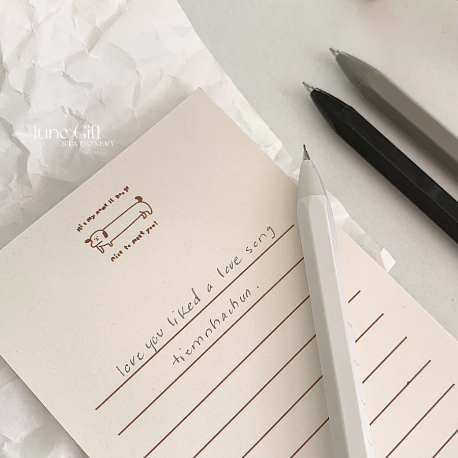 Giấy note, giấy ghi chú phong cách Hàn Quốc