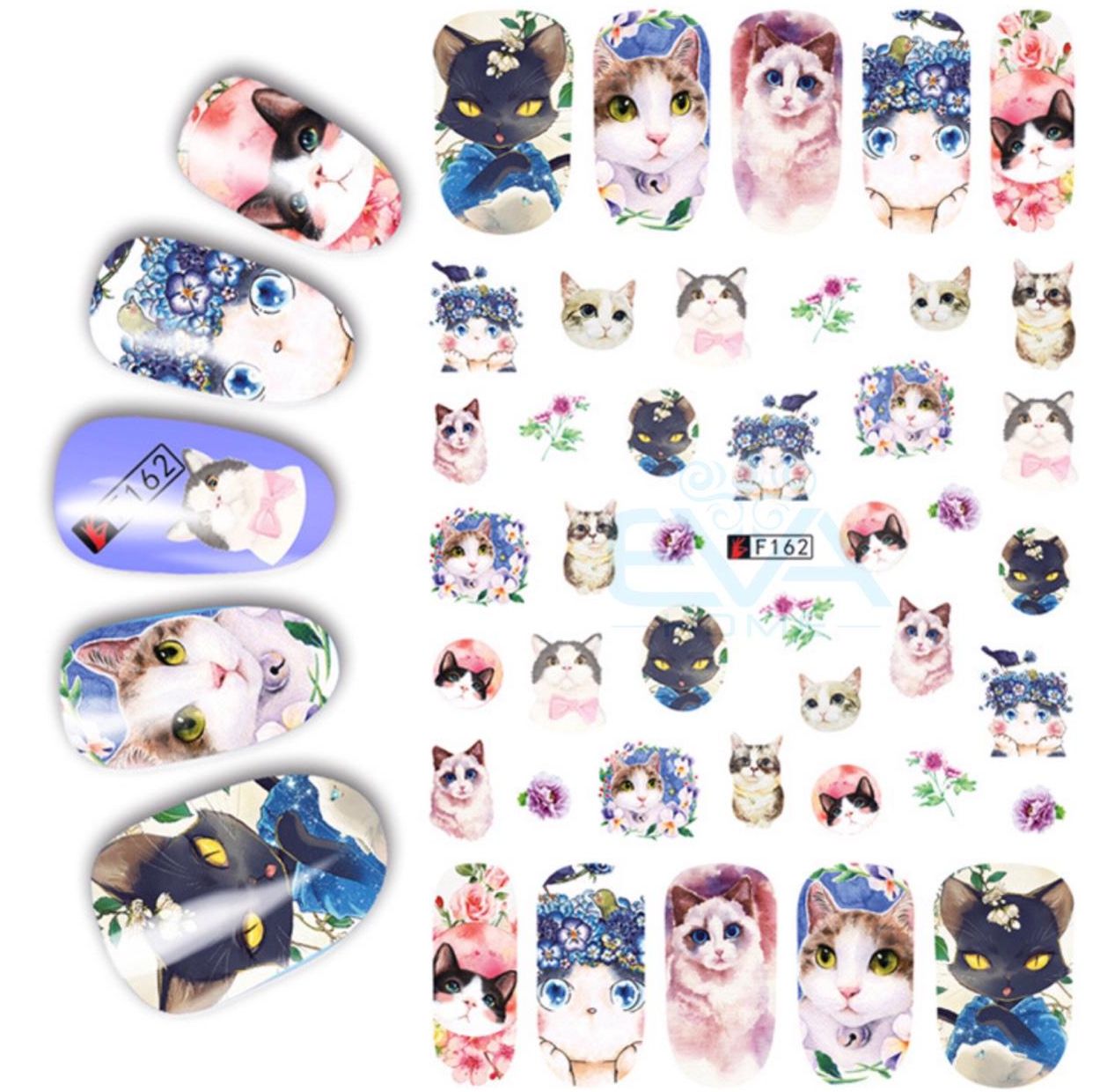 Miếng Dán Móng Tay 3D Nail Sticker Tráng Trí Hoạ Tiết Chuột hamster CA120