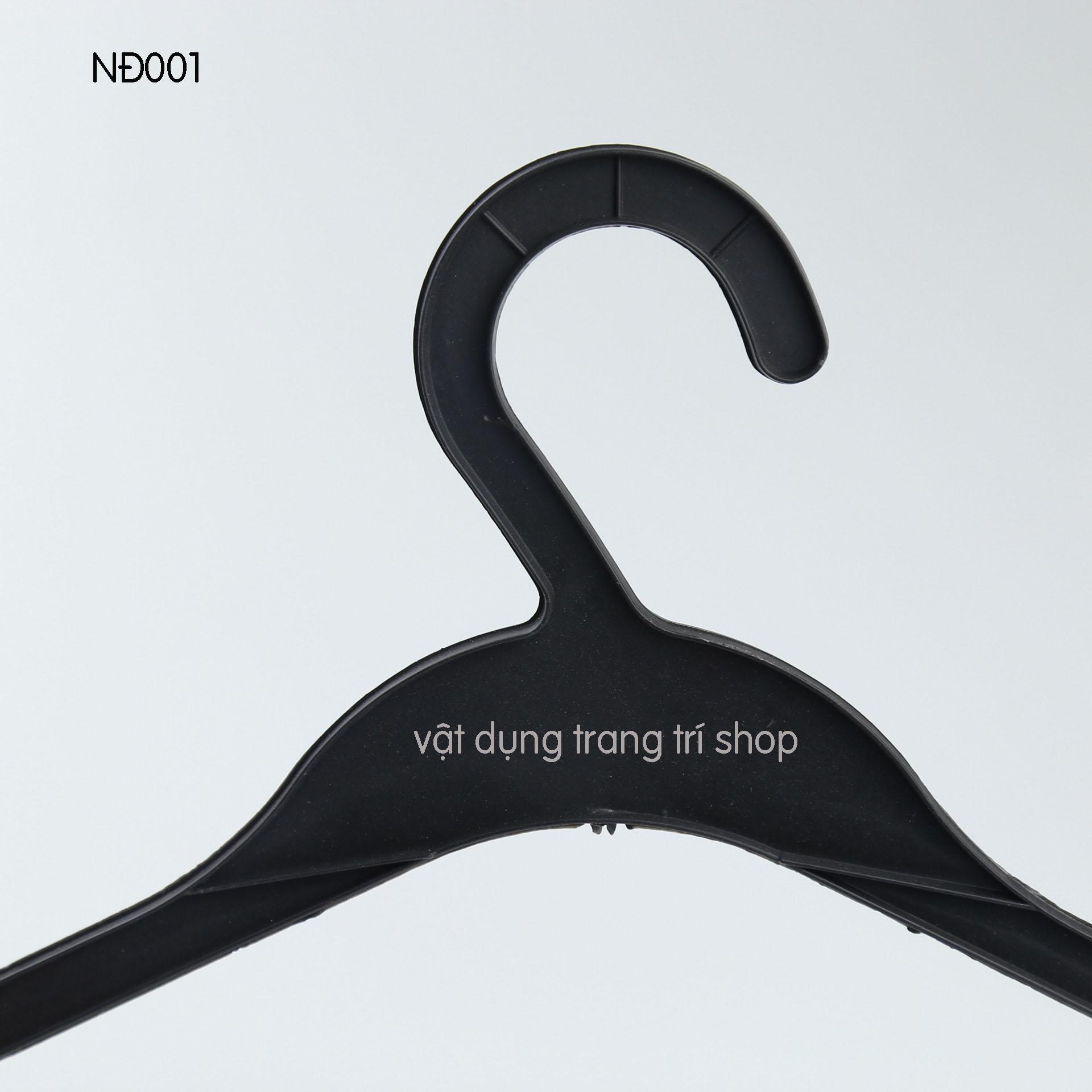 Móc nhựa đen chất nhựa PVC 41cm ( bộ 20 móc )