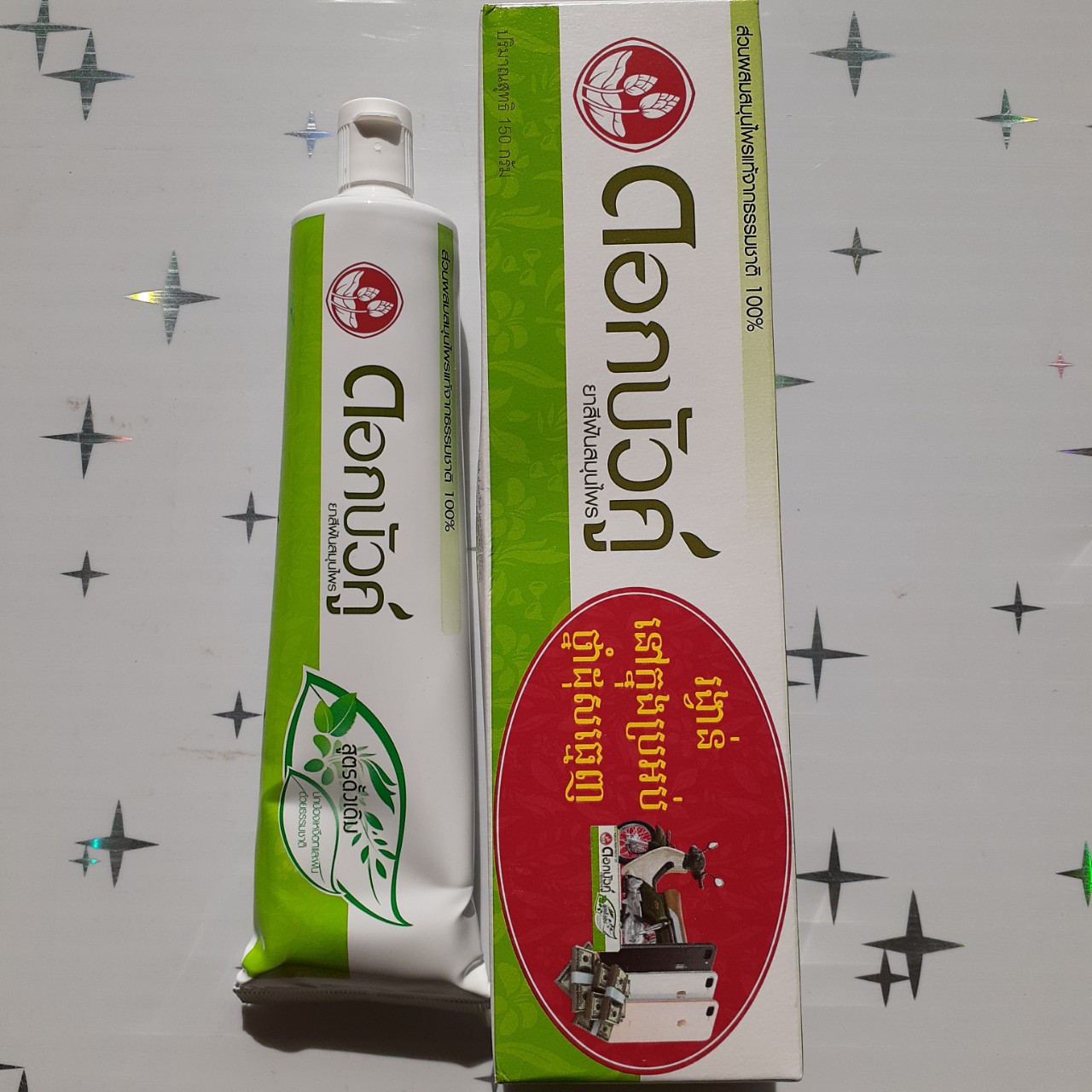 Combo 6 hộp Kem đánh răng thảo dược Twin Lotus Original Thái lan 150g