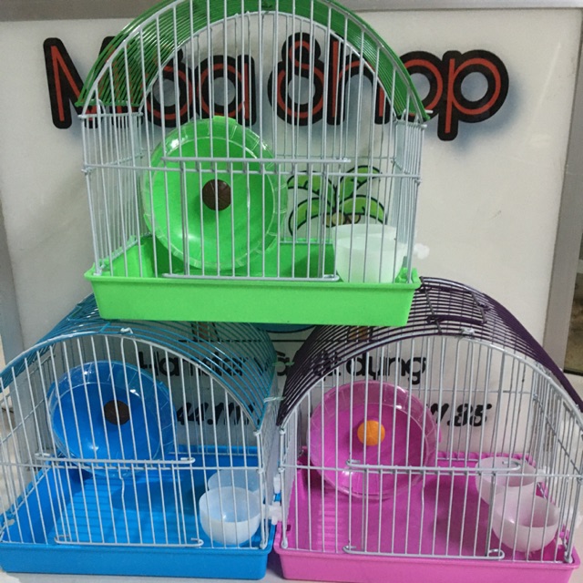 Lồng hamster mini đơn giản mái ngẫu nhiên
