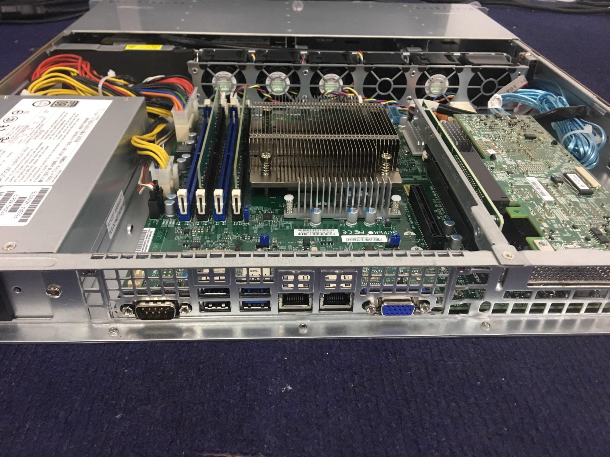 Máy Chủ Supermicro 813MF2TQC-505CB / X11DPL-I  (Intel 4210R /16Gb DDR4 2933/Dual LAN with Marvell 88E1512/ NONE HDD /PSU 500W)