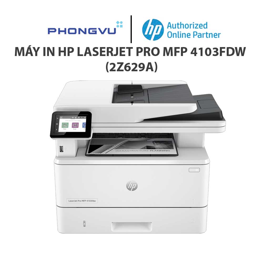 Máy in HP LaserJet Pro MFP 4103FDW (2Z629A)