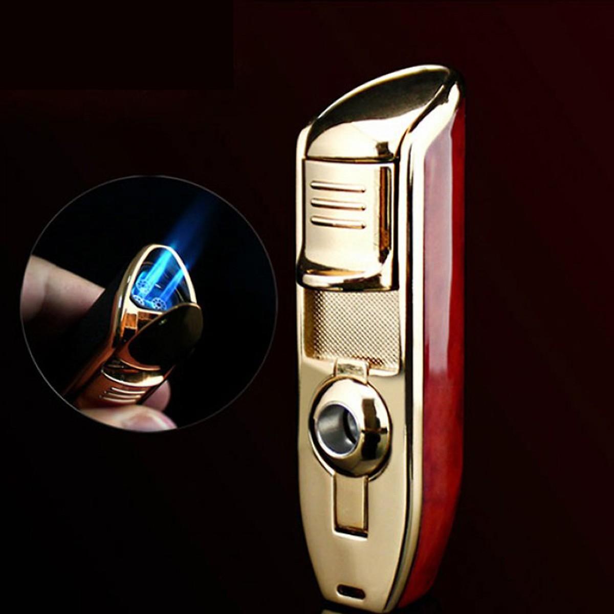 Hộp Quẹt Bật Lửa Jobon khò 3 tia ZB 528 (Nâu)