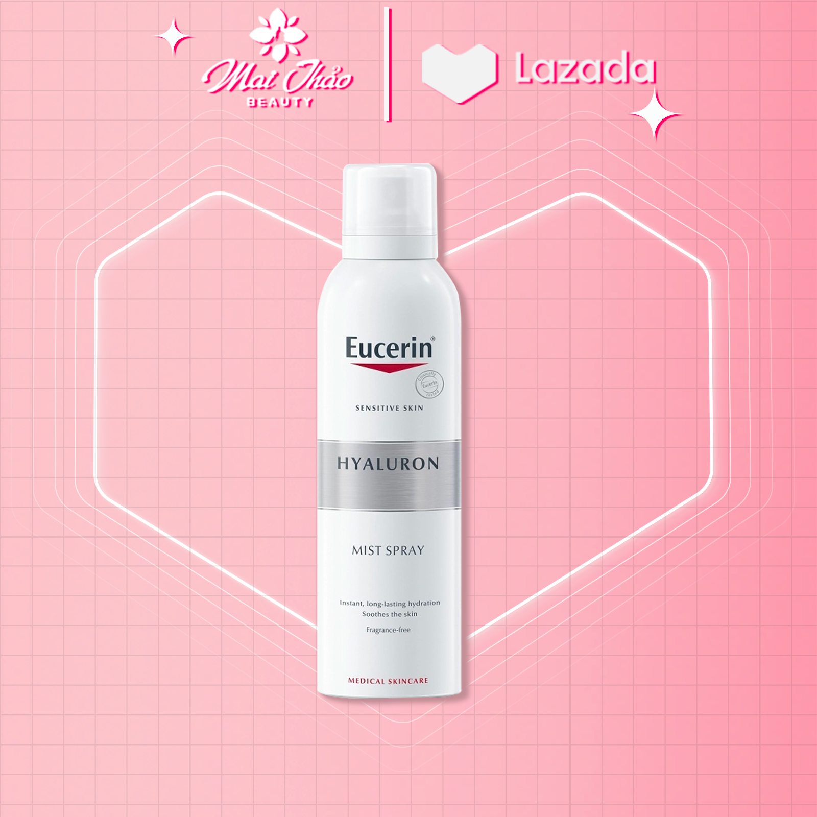 Moisturizing spray for sensitive skin Eucerin Hyaluron mist spray 150ml