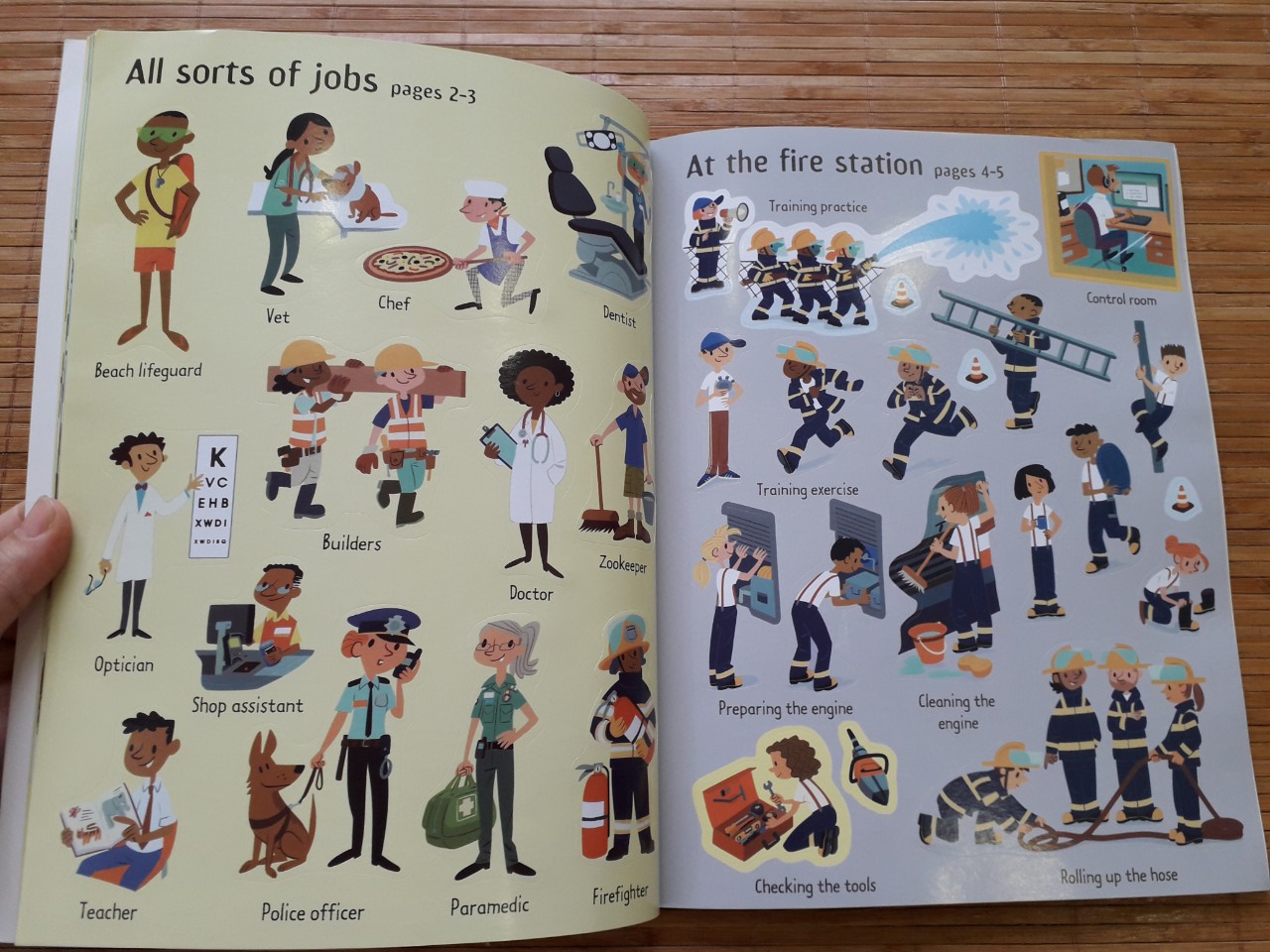 Usborne Sticker Book - Jobs