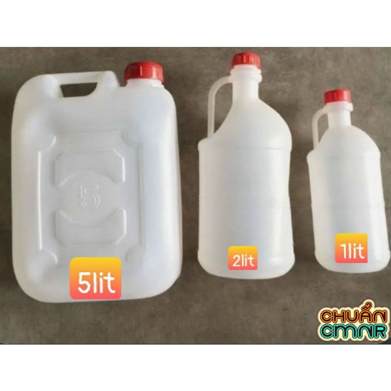 Can nhựa đựng chất lỏng 1L, 2L, 5L