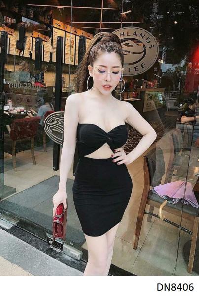 Đầm sexy cúp ngực hở eo