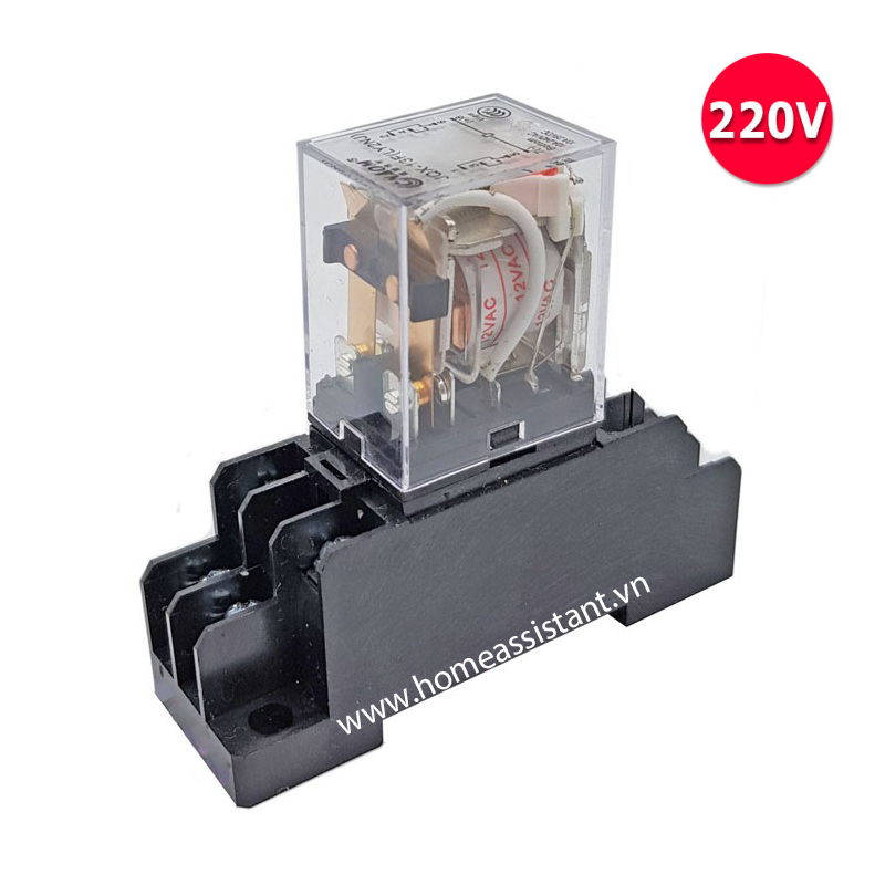 Intermediate relay 8 pins 220v 2n