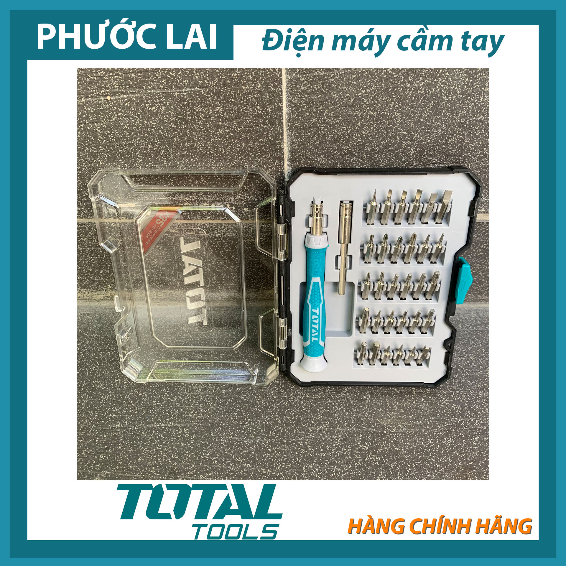 Bộ 32 tua vít chuẩn (Chính Hãng) TOTAL TACSD30326